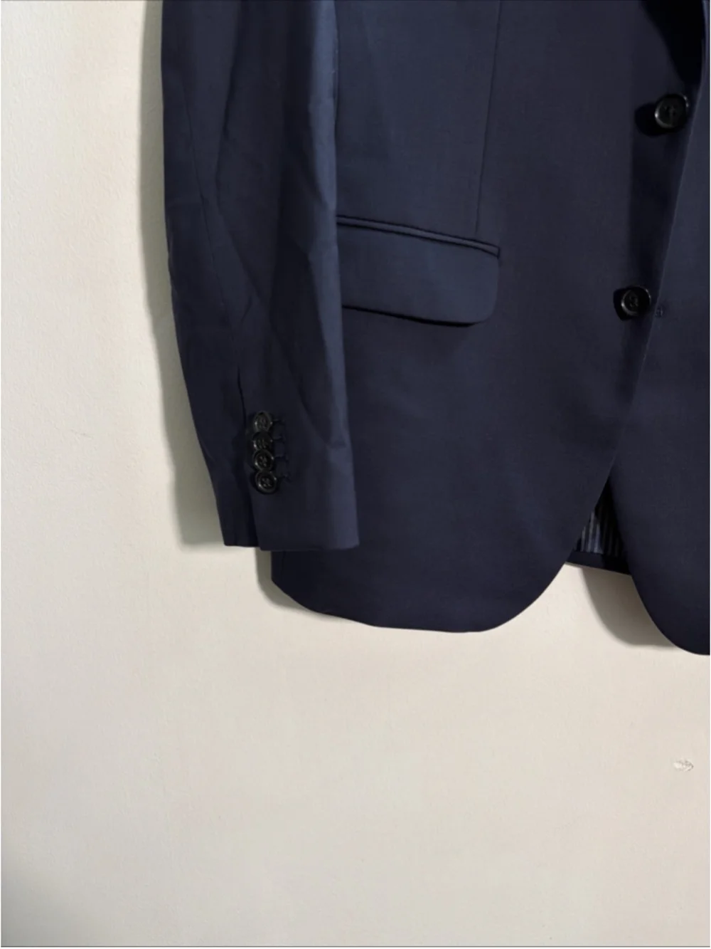 EUC MEN’S BANANA REPUBLIC SUIT BLAZER SIZE 38 REG 38R COAT BLUE MARZOTTO WOOL